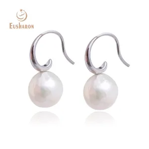 10 Pairs Simple Round Baroque Natural Edison Pearl Earring