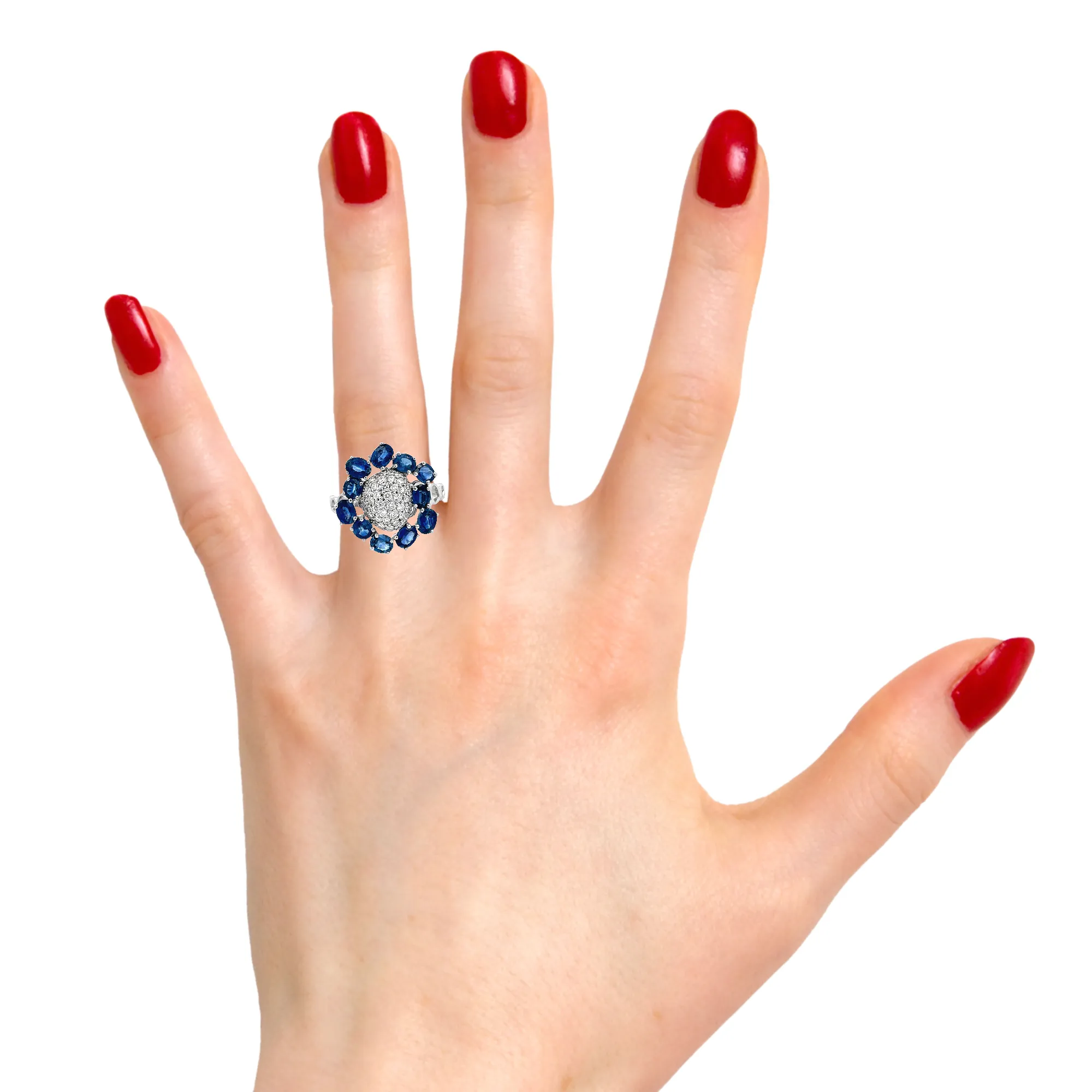 14K Sapphire Cocktail Ring