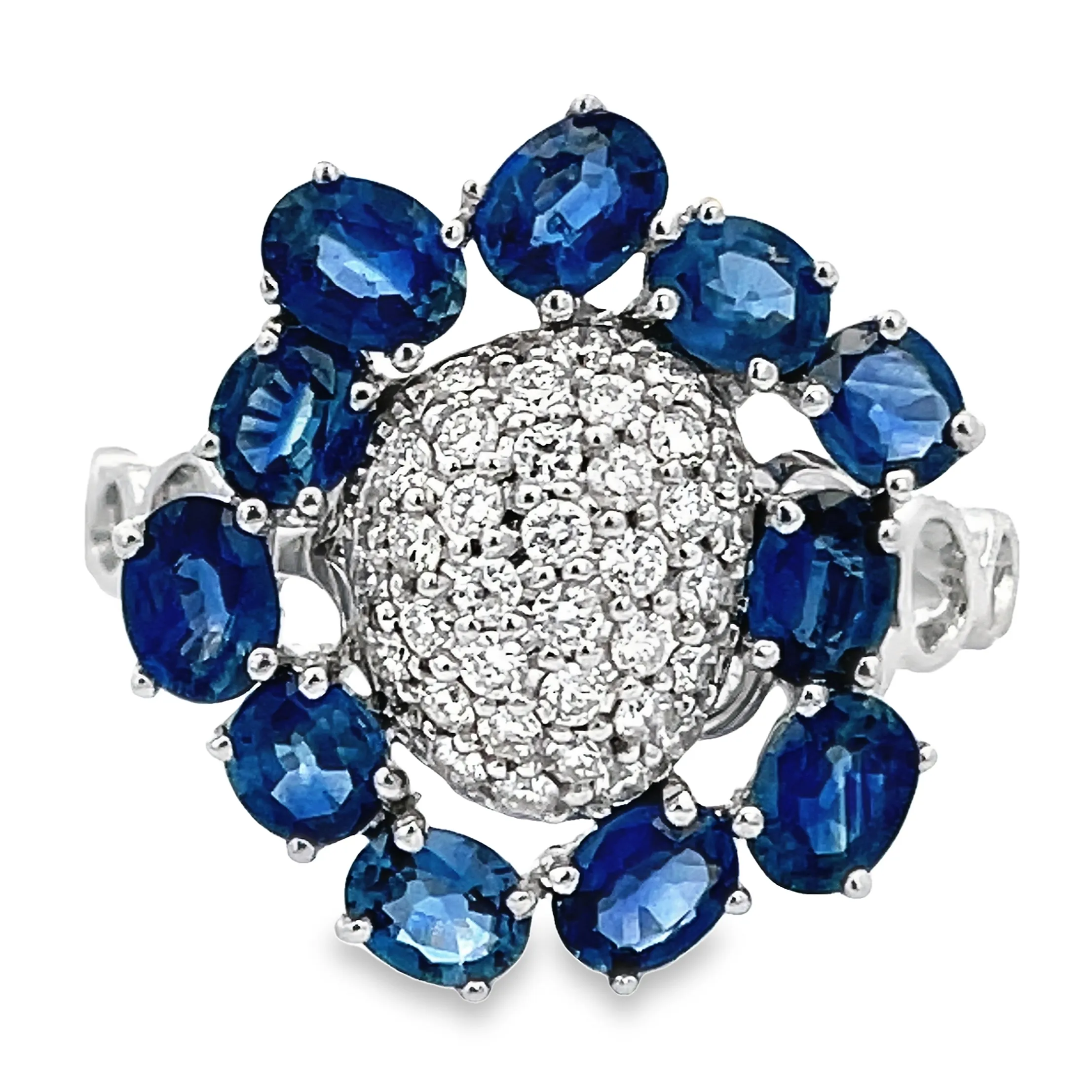 14K Sapphire Cocktail Ring