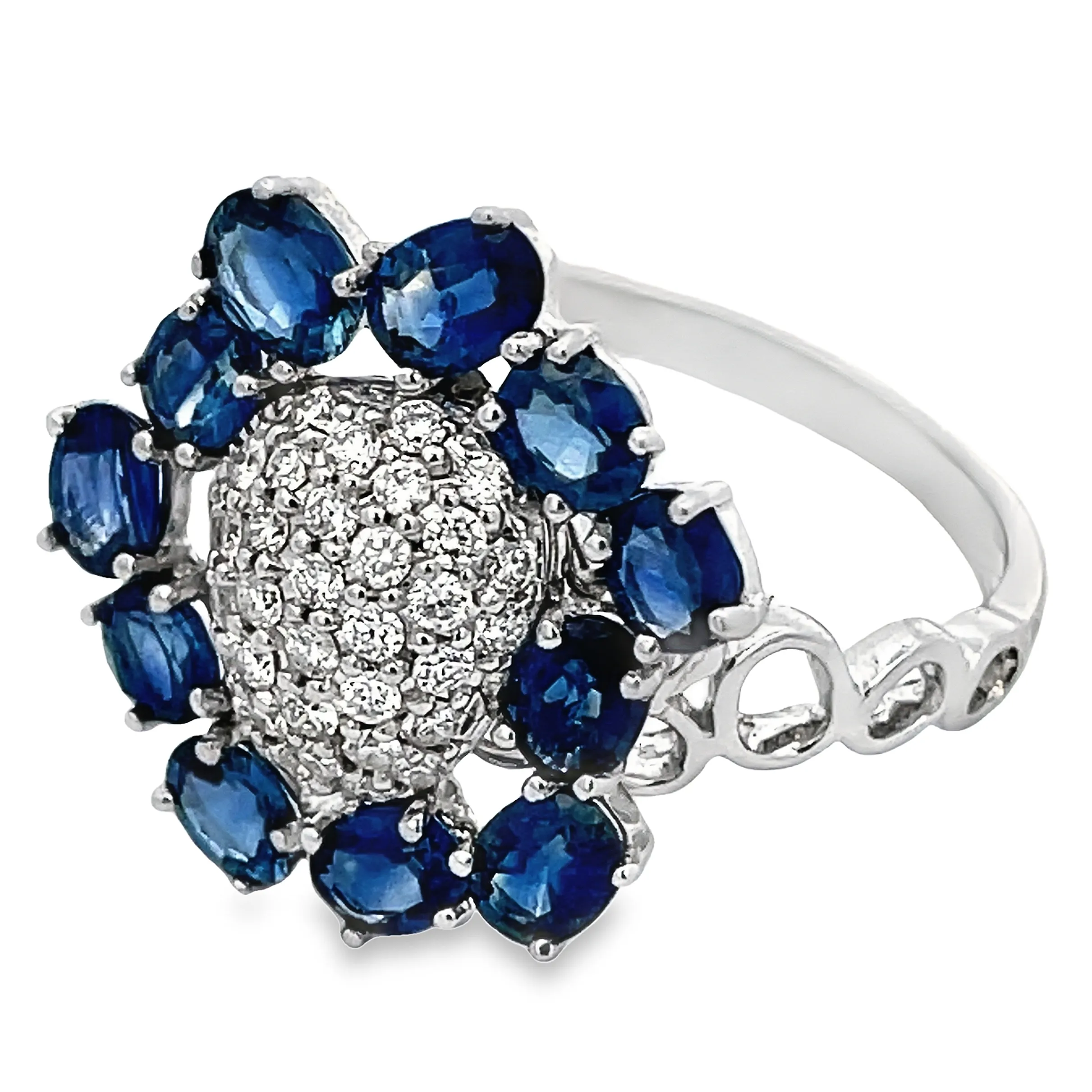 14K Sapphire Cocktail Ring