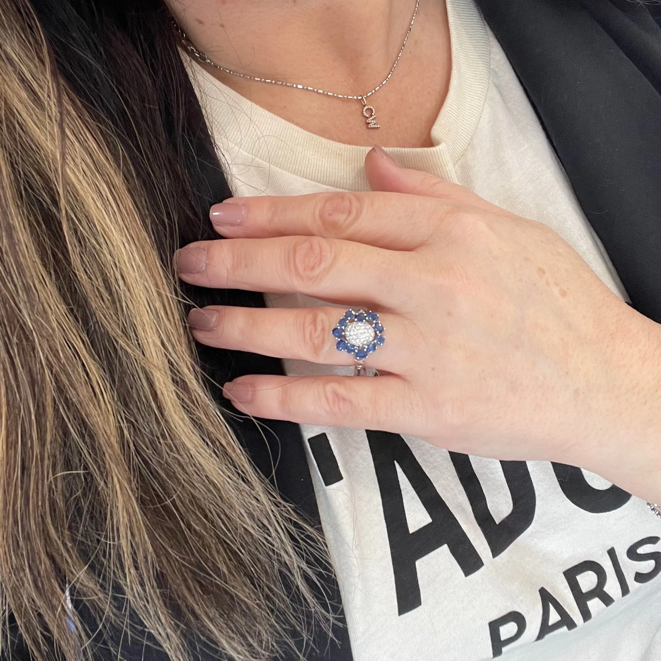 14K Sapphire Cocktail Ring