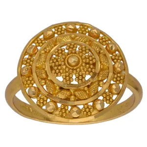 22ct Gold Dress/Cocktail Ring Size M