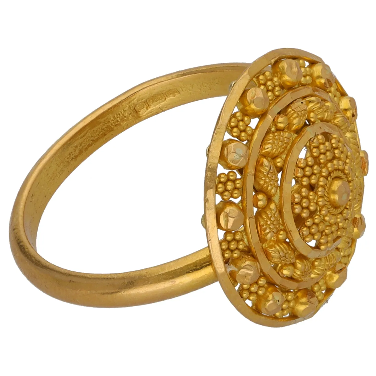 22ct Gold Dress/Cocktail Ring Size M