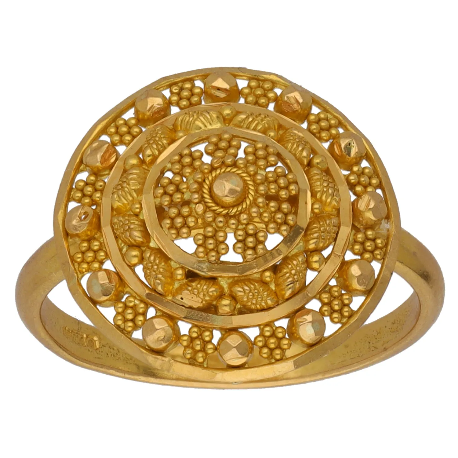 22ct Gold Dress/Cocktail Ring Size M