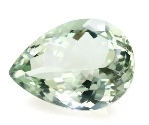 7X9MM PEAR CUT GREEN AMETHYST LIGHT GREEN TEA LOOSE GEMSTONE