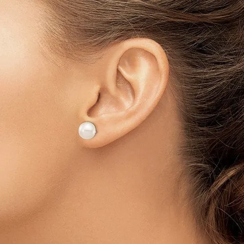 9MM Pearl Stud Earrings