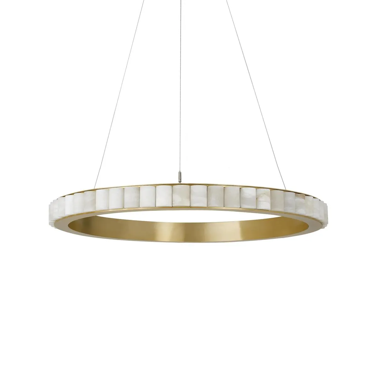 Alabaster Avalon Halo Chandelier
