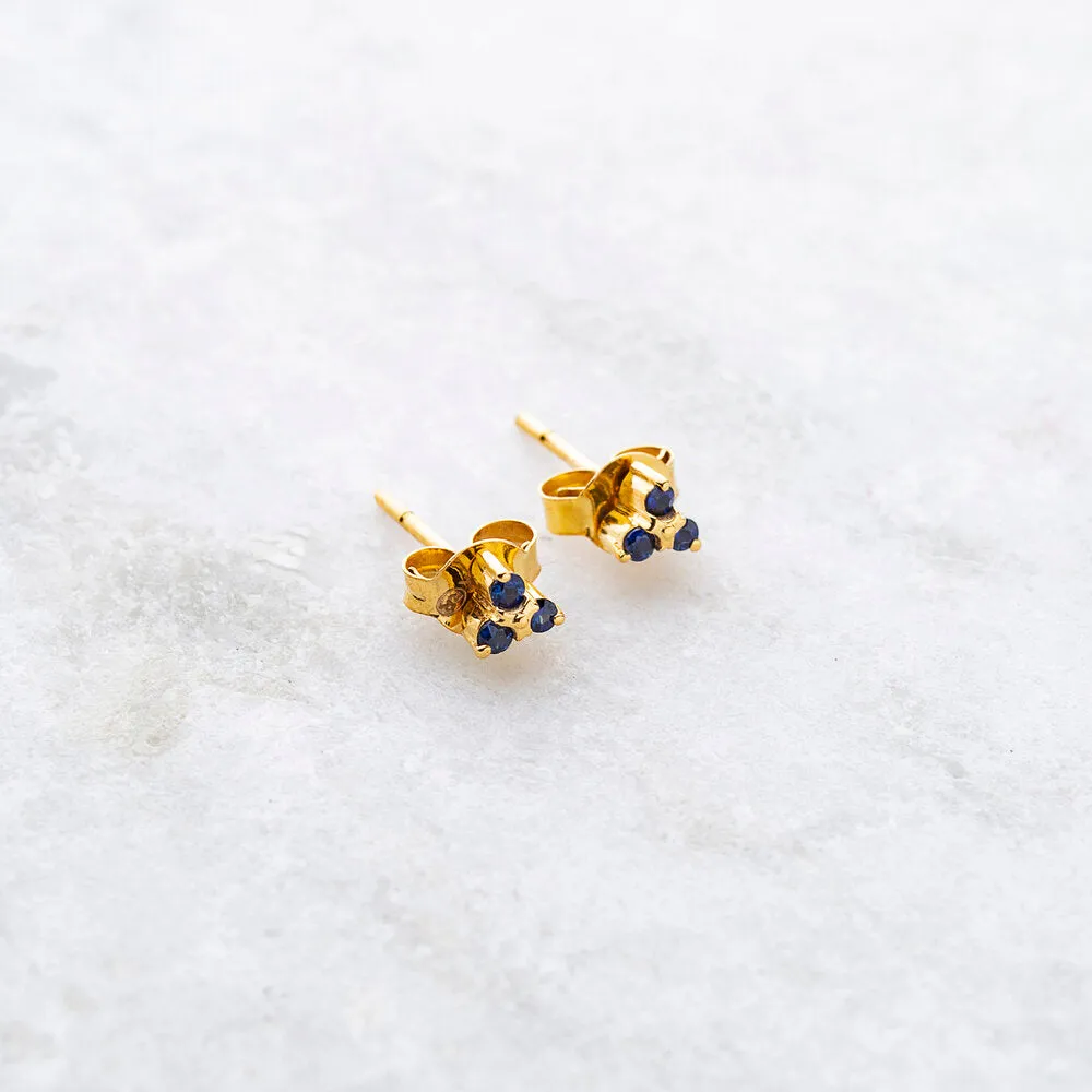 Alex, Triple Sapphire Studs