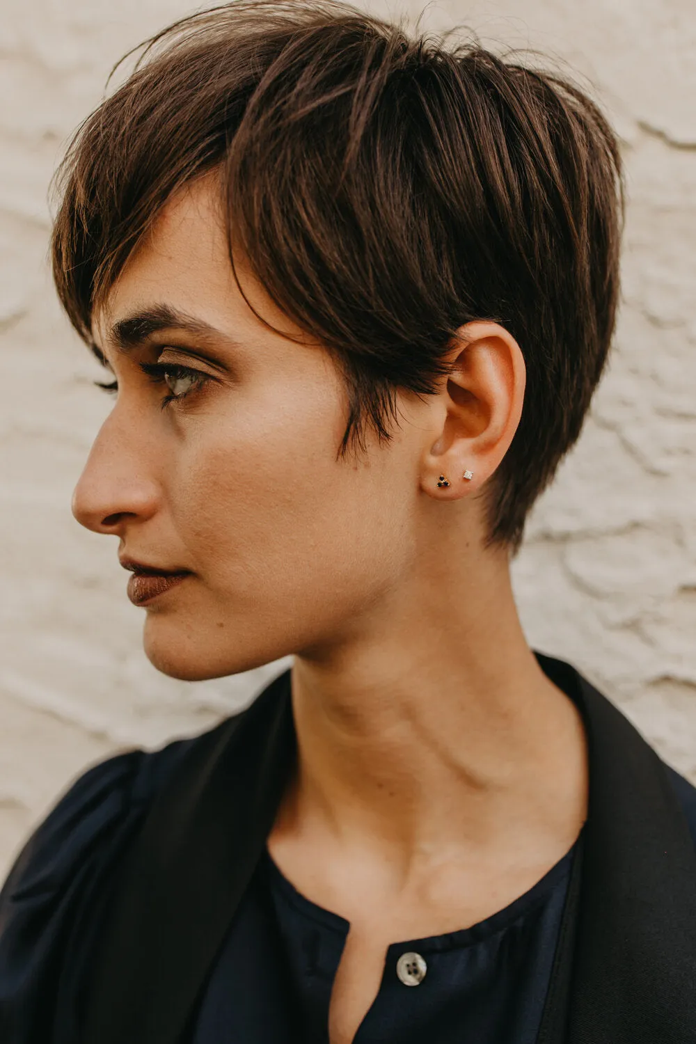 Alex, Triple Sapphire Studs