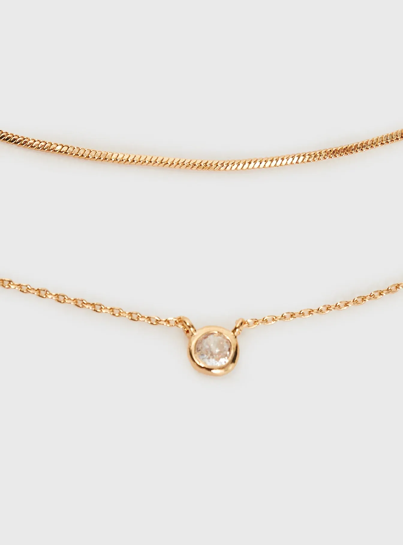Allia Necklace Gold