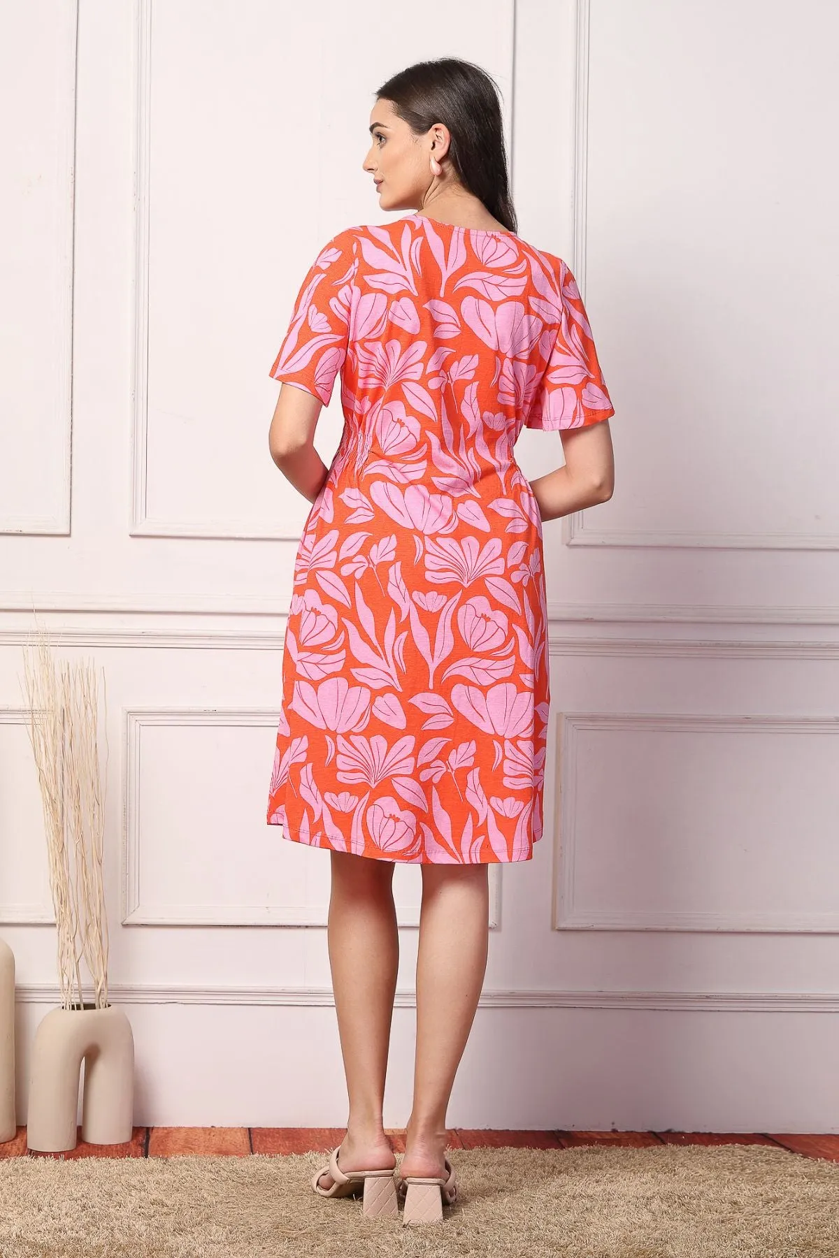 Blossom Breeze Maternity Zipless Feeding Dress