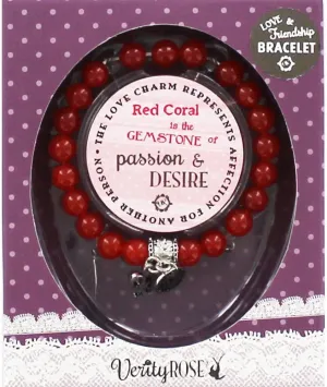 Bracelet - Red Coral - (Love and Friendship Bracelet)