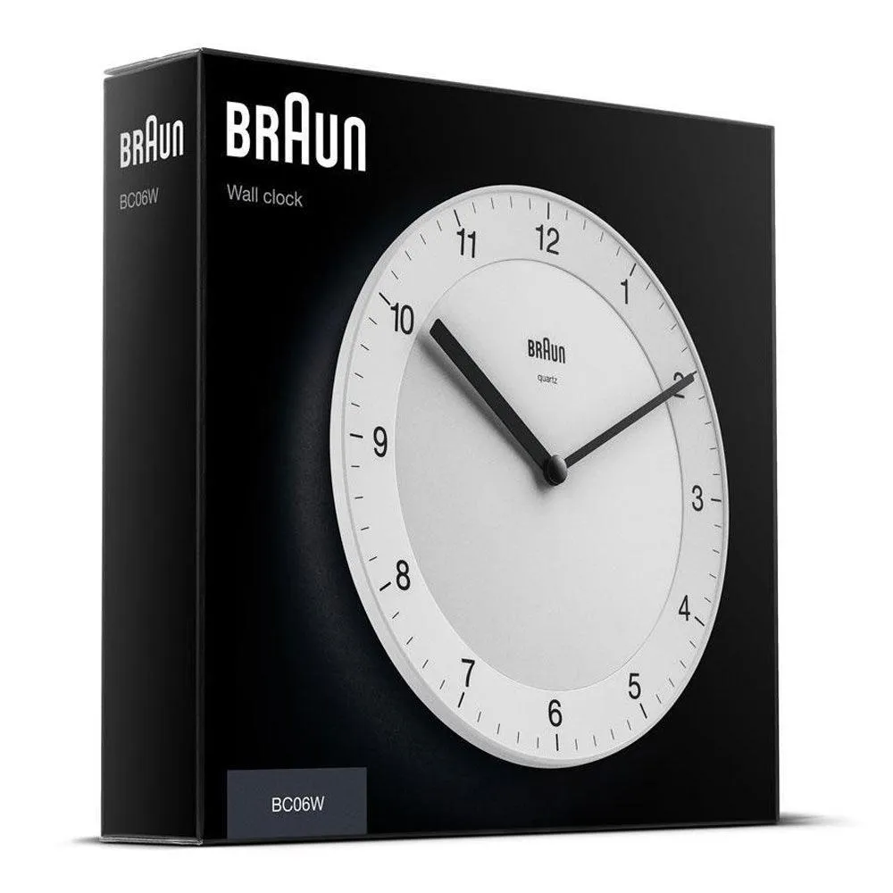 Braun Classic 20cm Wall Clock BC06W
