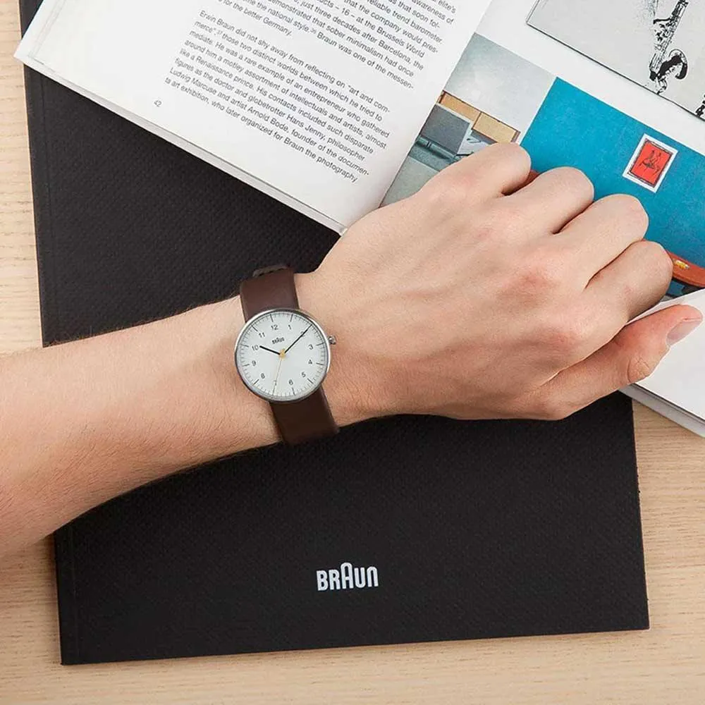 Braun Classic Watch BN0021WHBRG