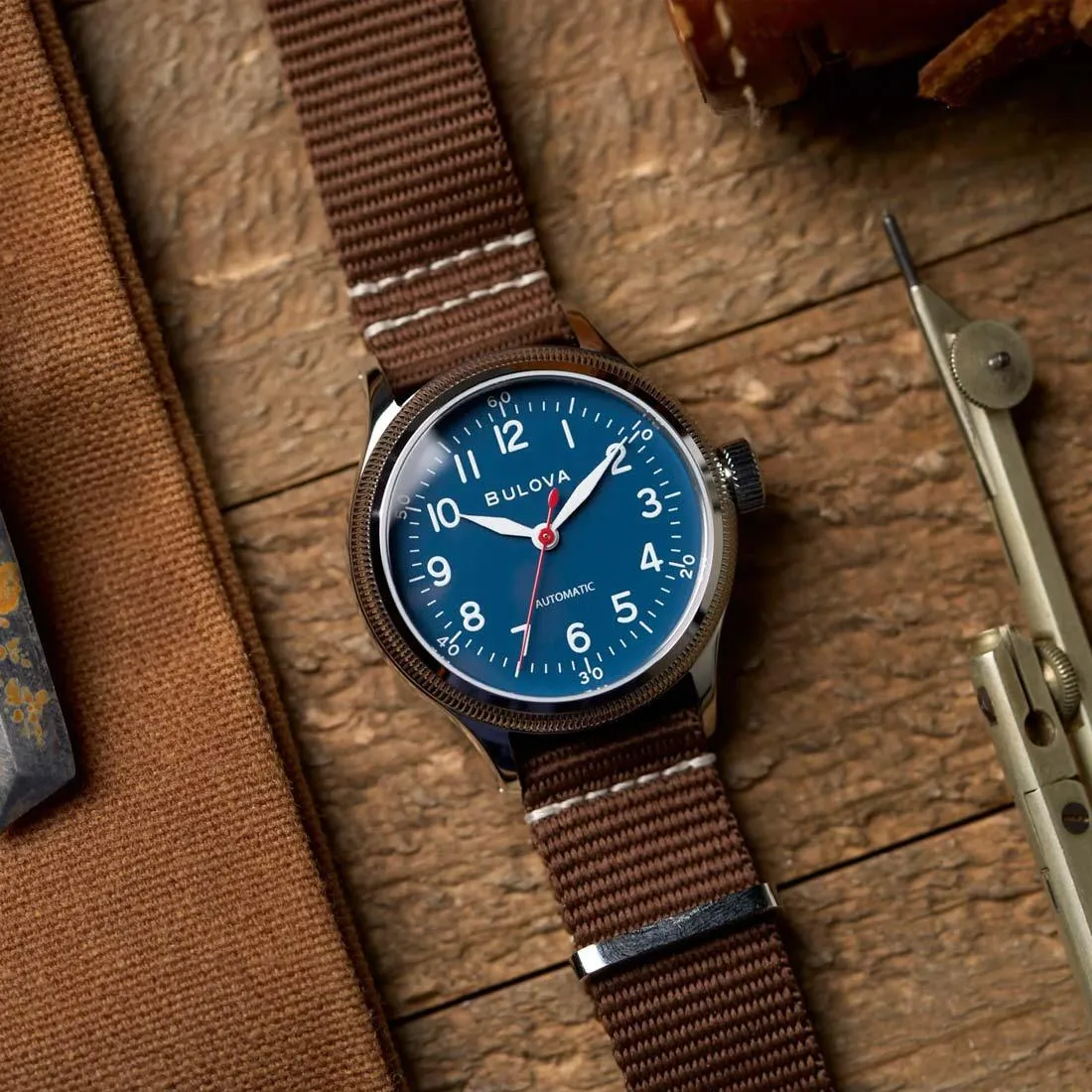 Bulova Classic A-11 Hack Military 96A282