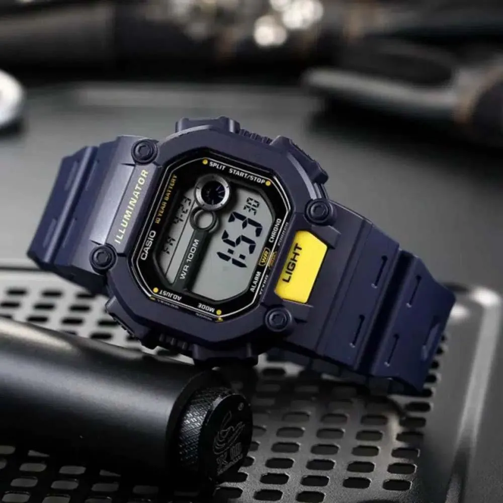 Casio Dual Time Digital Watch W-737H-2AV