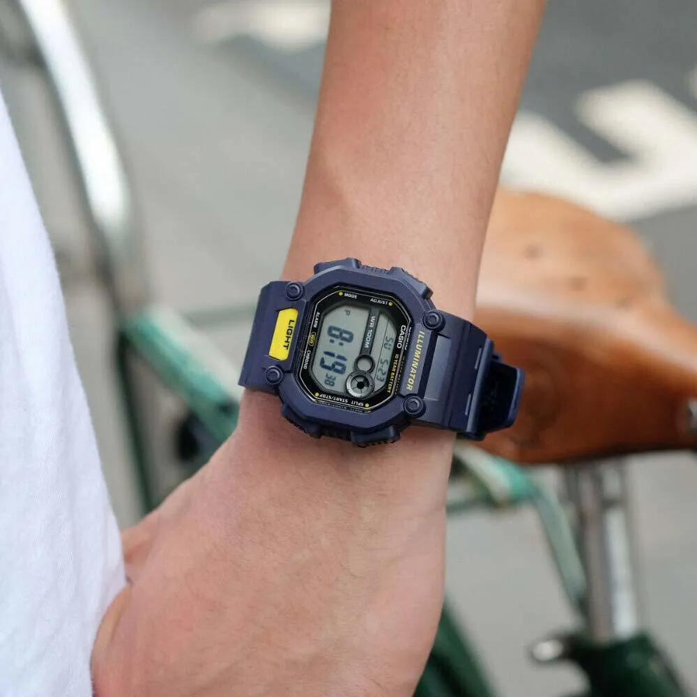 Casio Dual Time Digital Watch W-737H-2AV