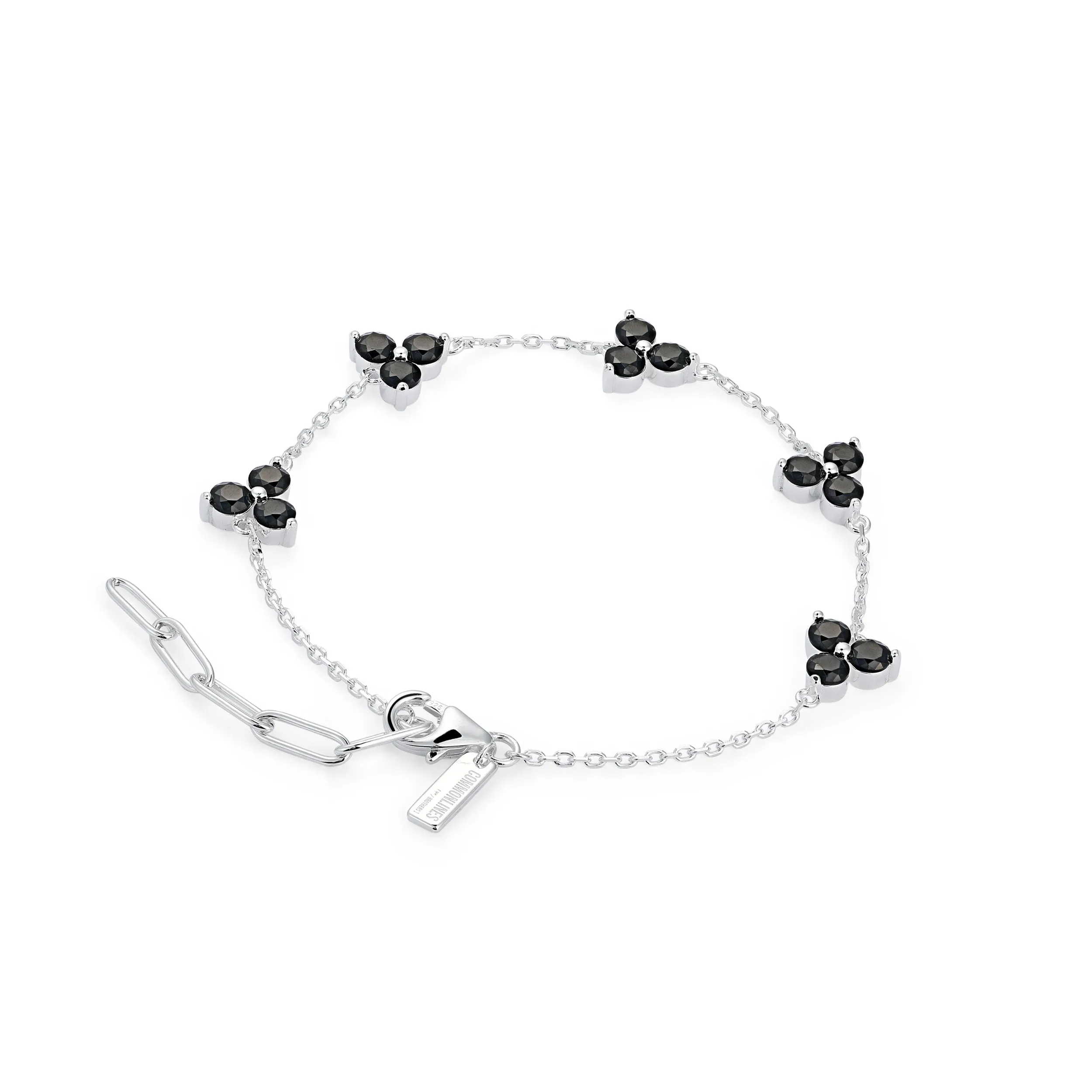 Como Link Bracelet  - Silver Onyx