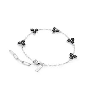 Como Link Bracelet  - Silver Onyx