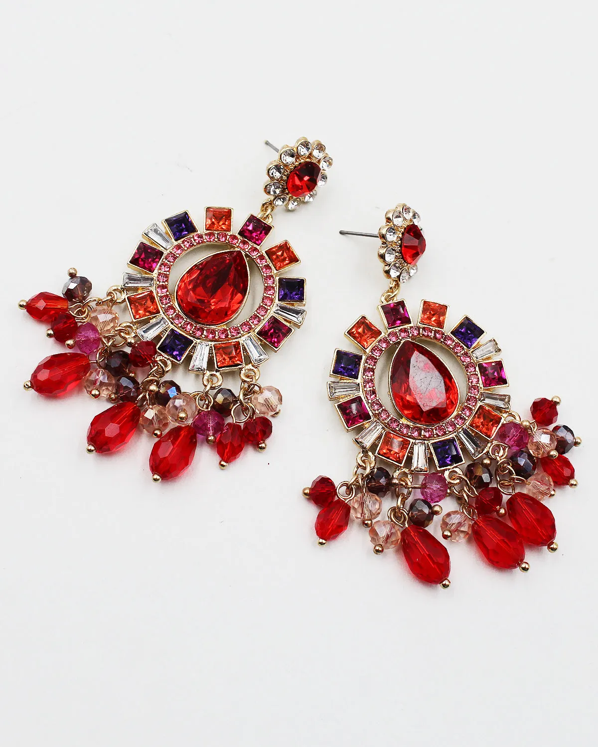 Crystal Bling Chandelier Earrings