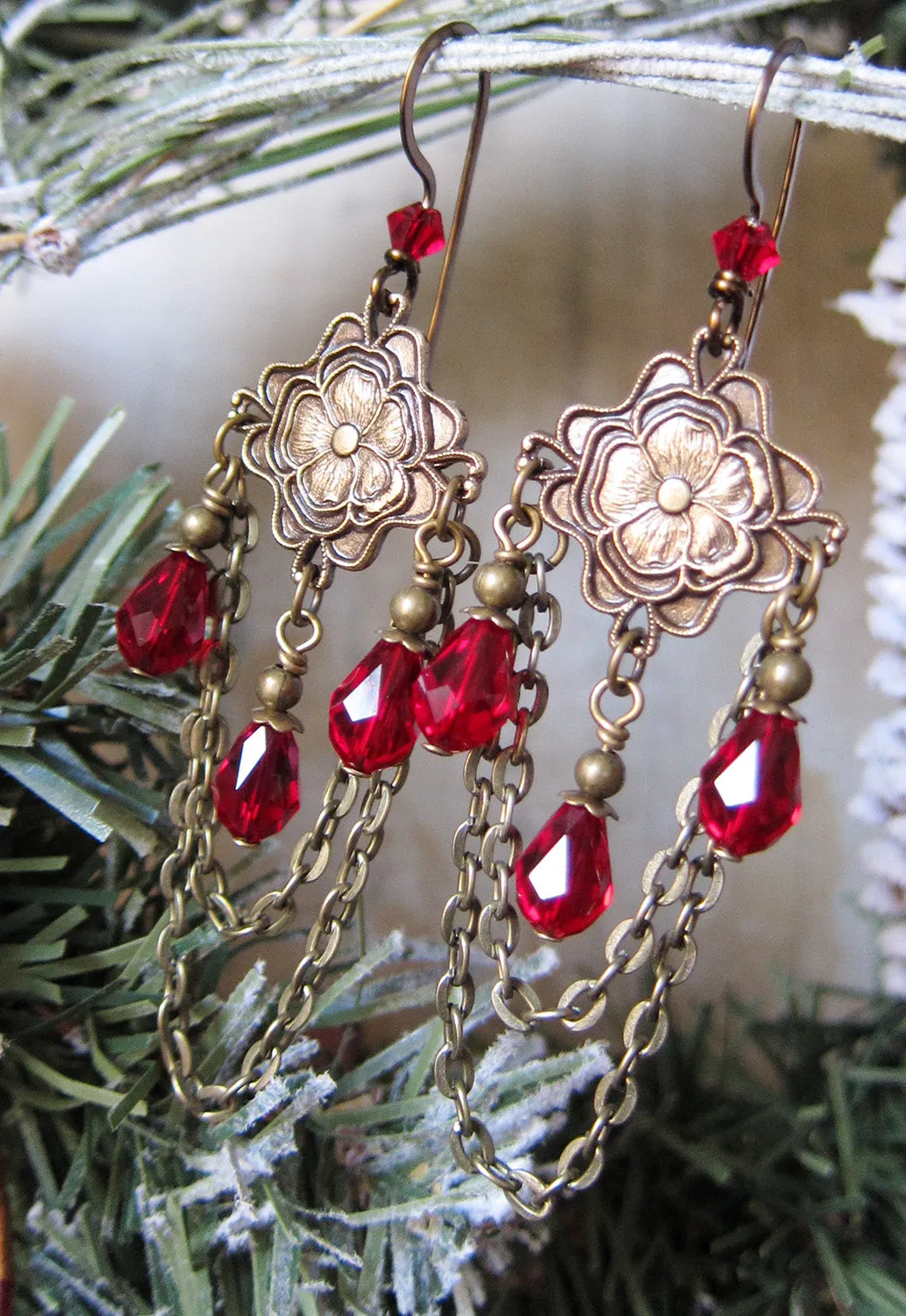 Crystal Chandelier Earrings