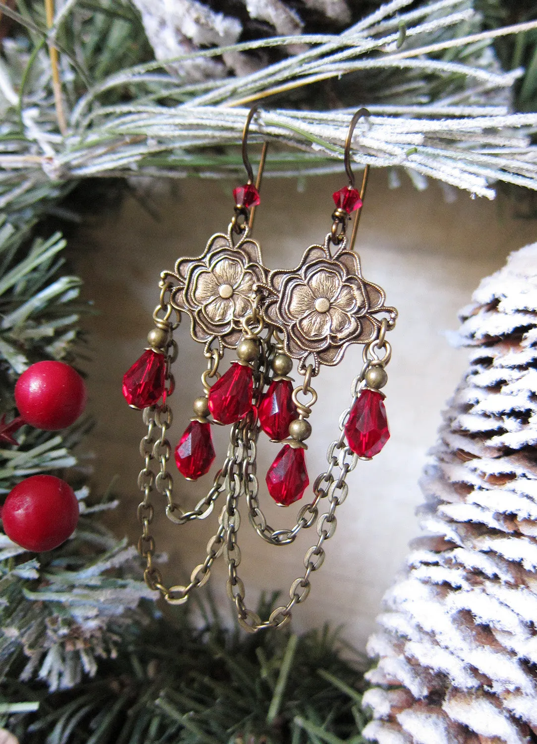 Crystal Chandelier Earrings