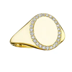 Diamond Signet Ring