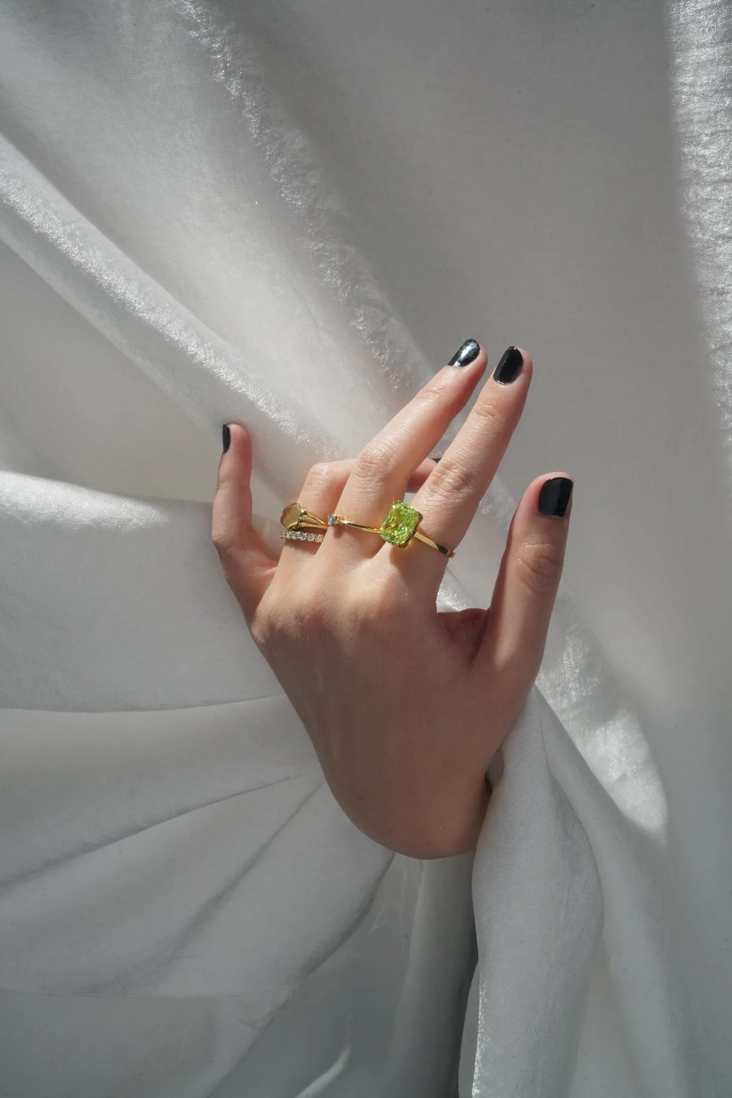 Electric Martini Cocktail Ring