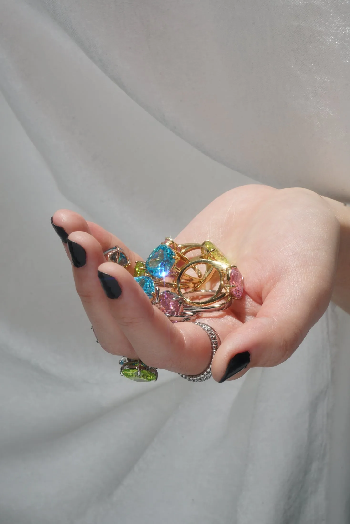 Electric Martini Cocktail Ring