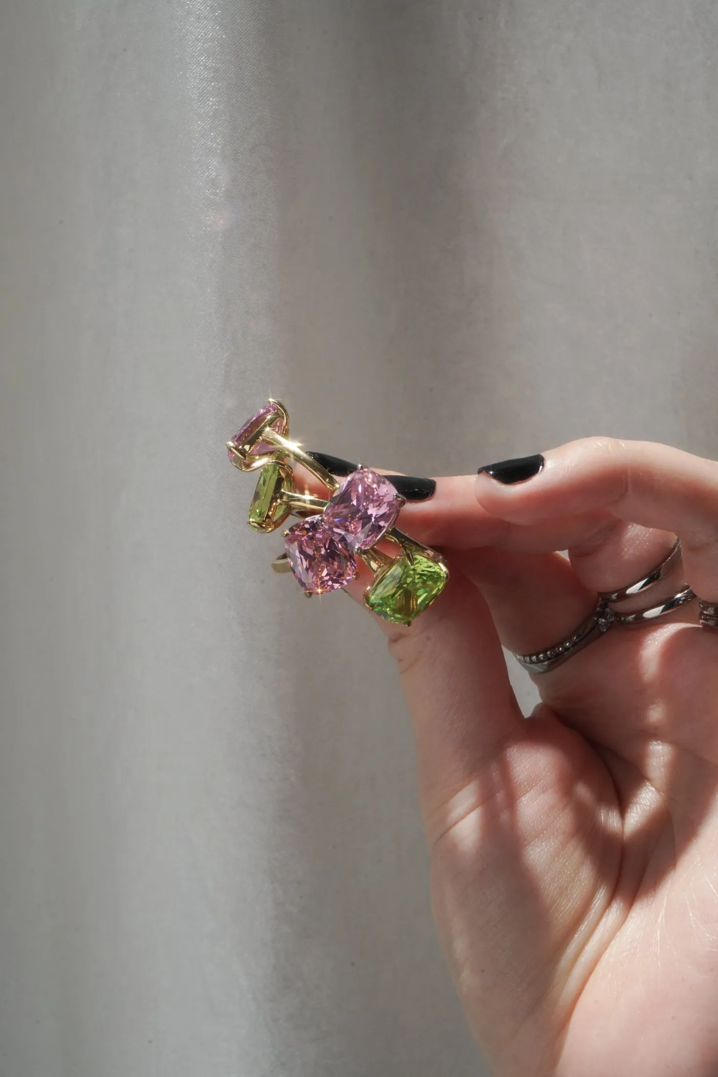 Electric Martini Cocktail Ring