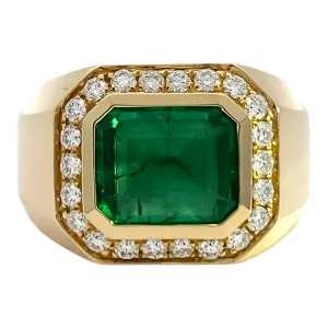 Emerald Signet Ring