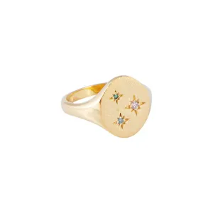 Fairley Starburst Signet Ring