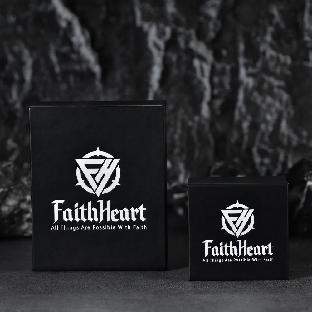 FaithHeart Jerusalem Cross Signet Ring For Men