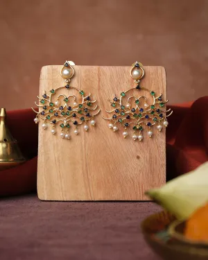 Faiza Hanging Pearl Jhumka