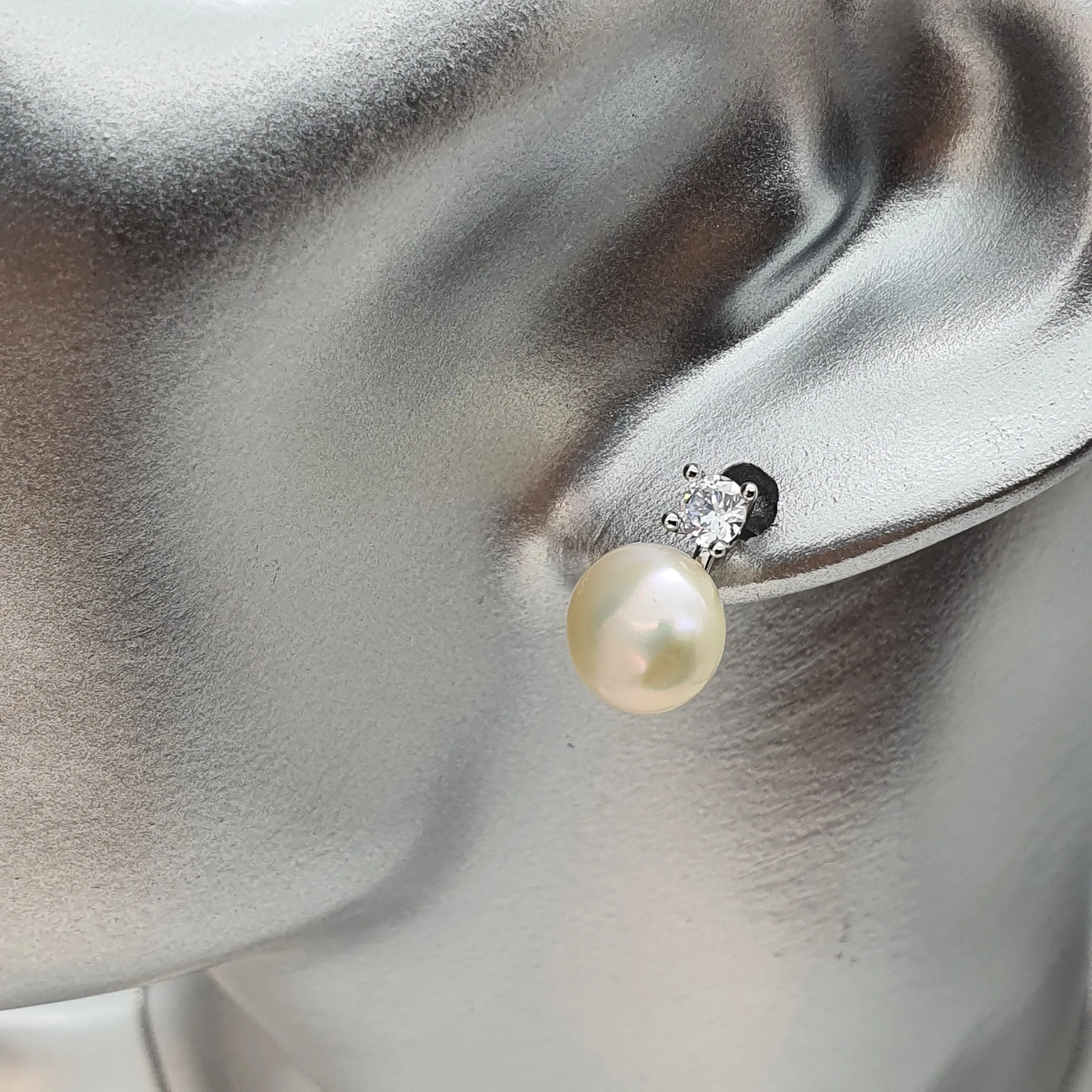 Freshwater Cultured Pearl Queen Set, Sterling silver