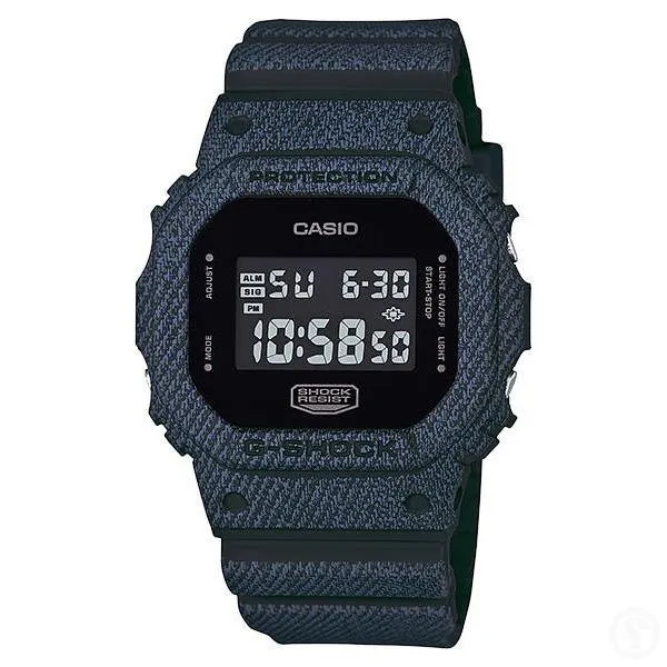 G-Shock Denim Pattern Watch DW-5600DC-1