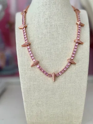 Grit and Grace Necklace - Pink