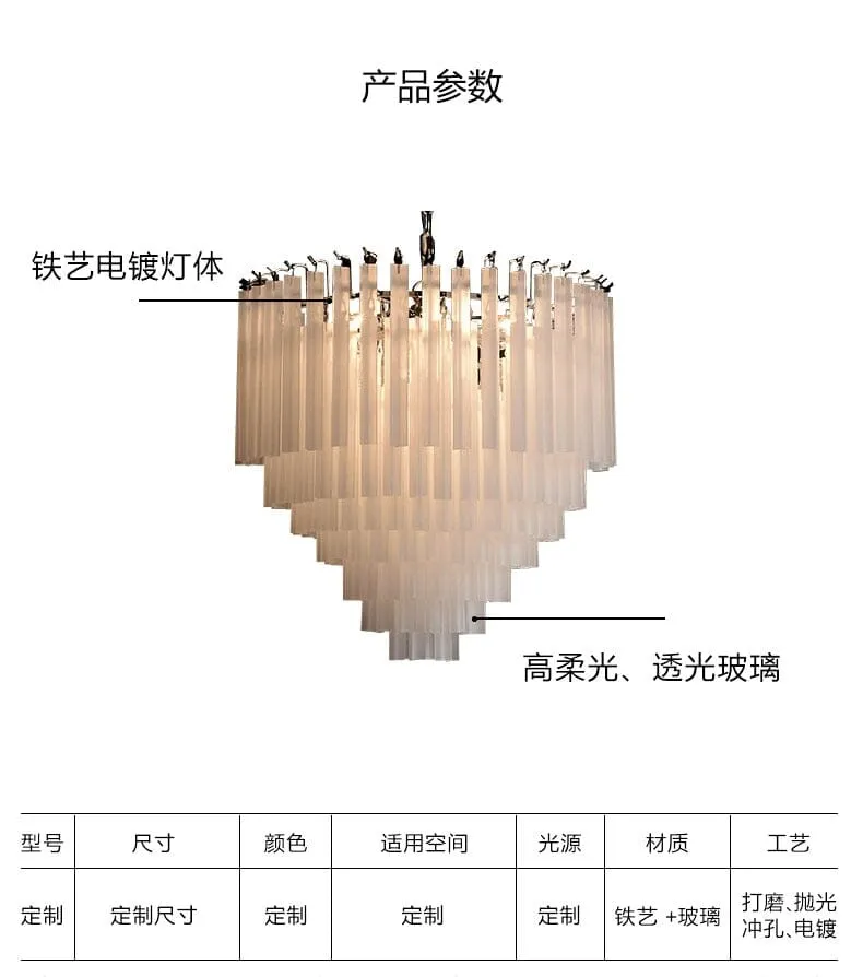 Helen Glass Chandelier
