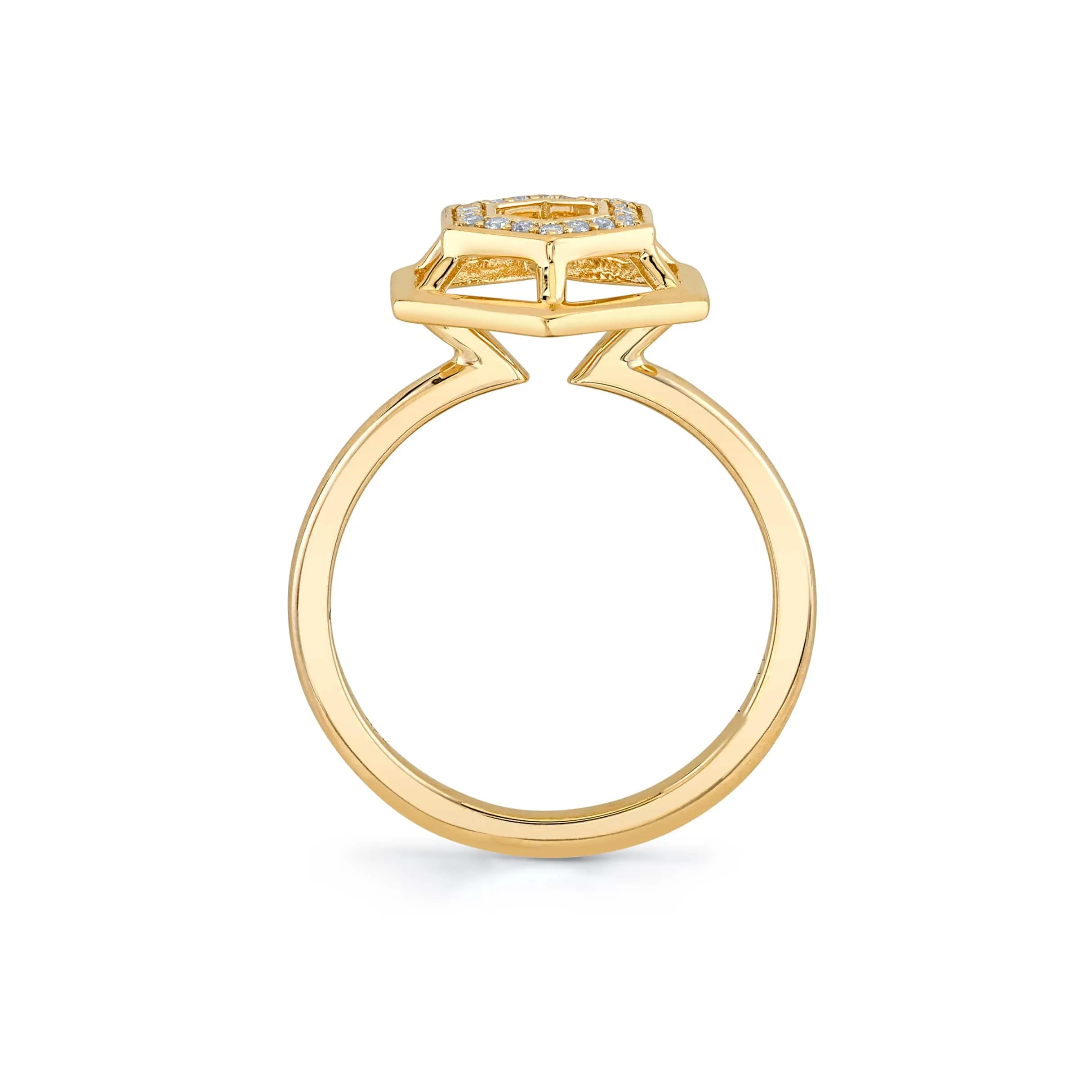 Hex Truss Cocktail Ring
