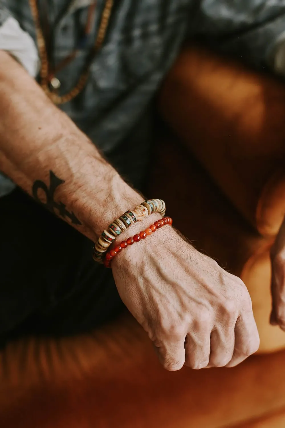 Himalayan Skull & Bone Bracelet