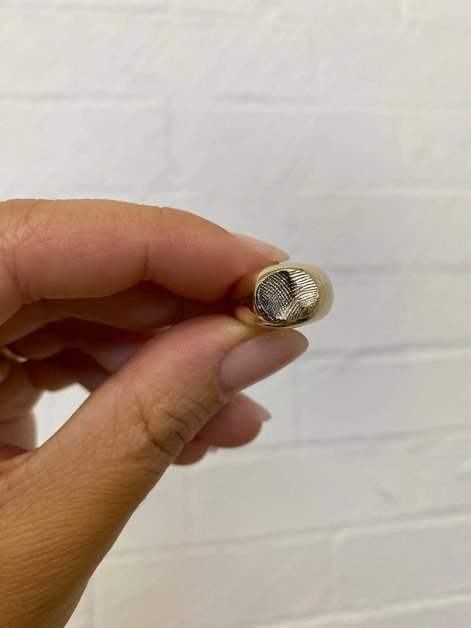 Impression Signet Ring | Yellow Gold