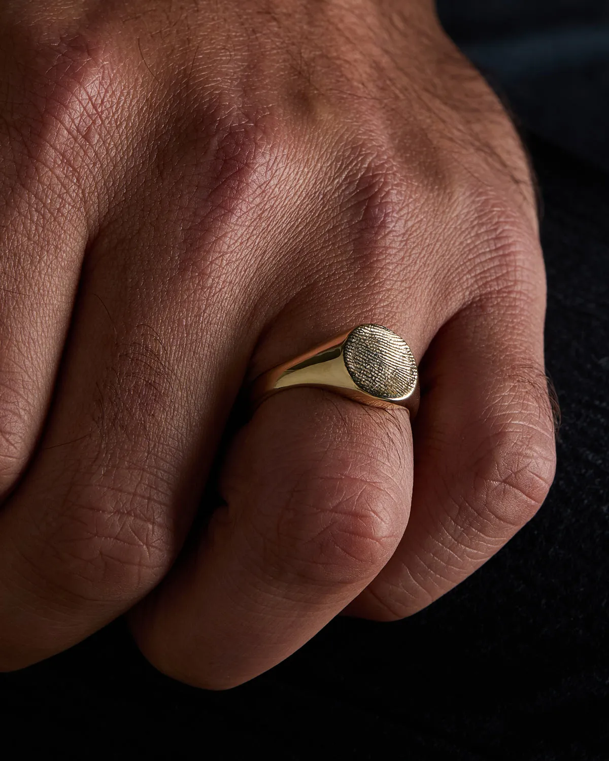 Impression Signet Ring | Yellow Gold