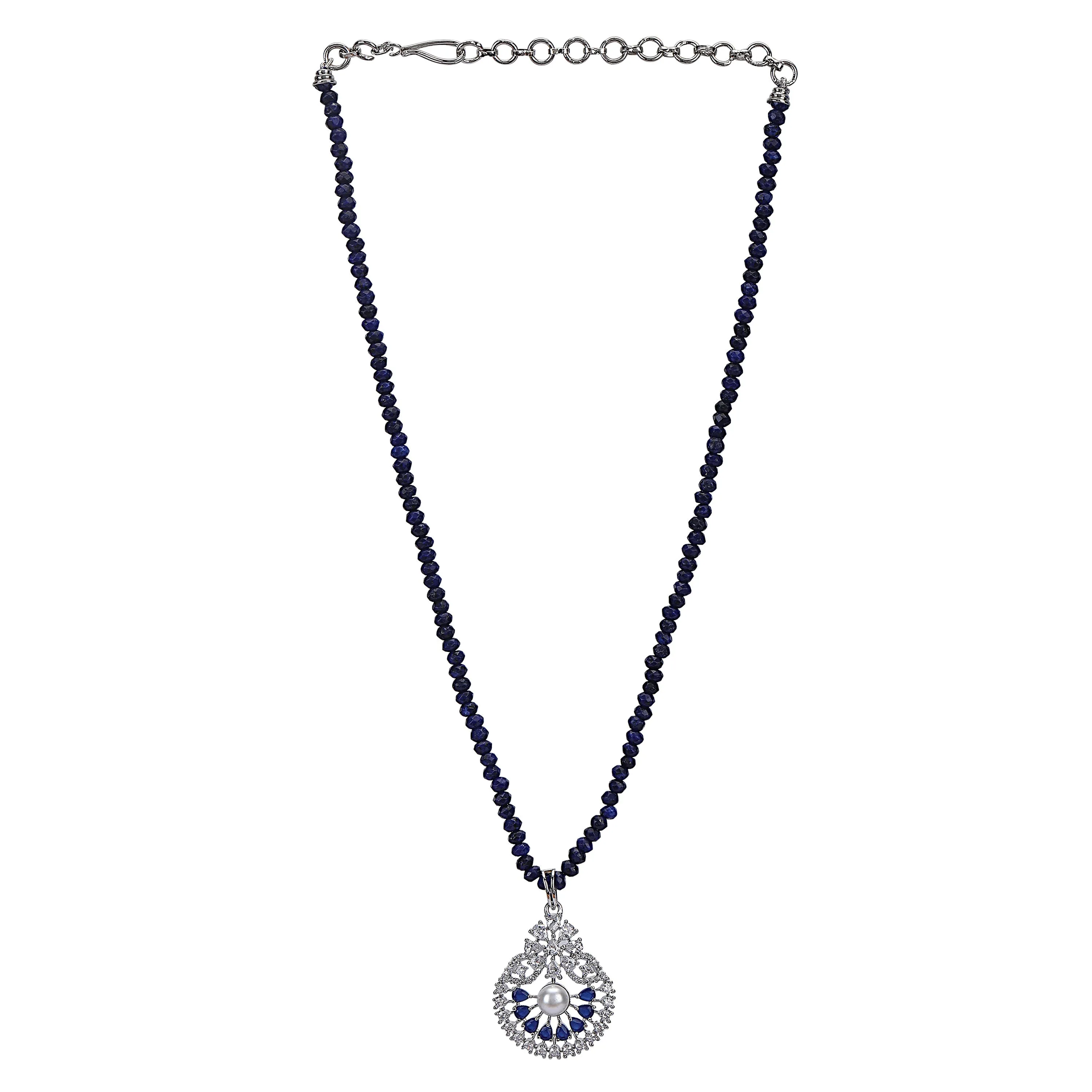 Karuna Naarathi Zircon Pendant set