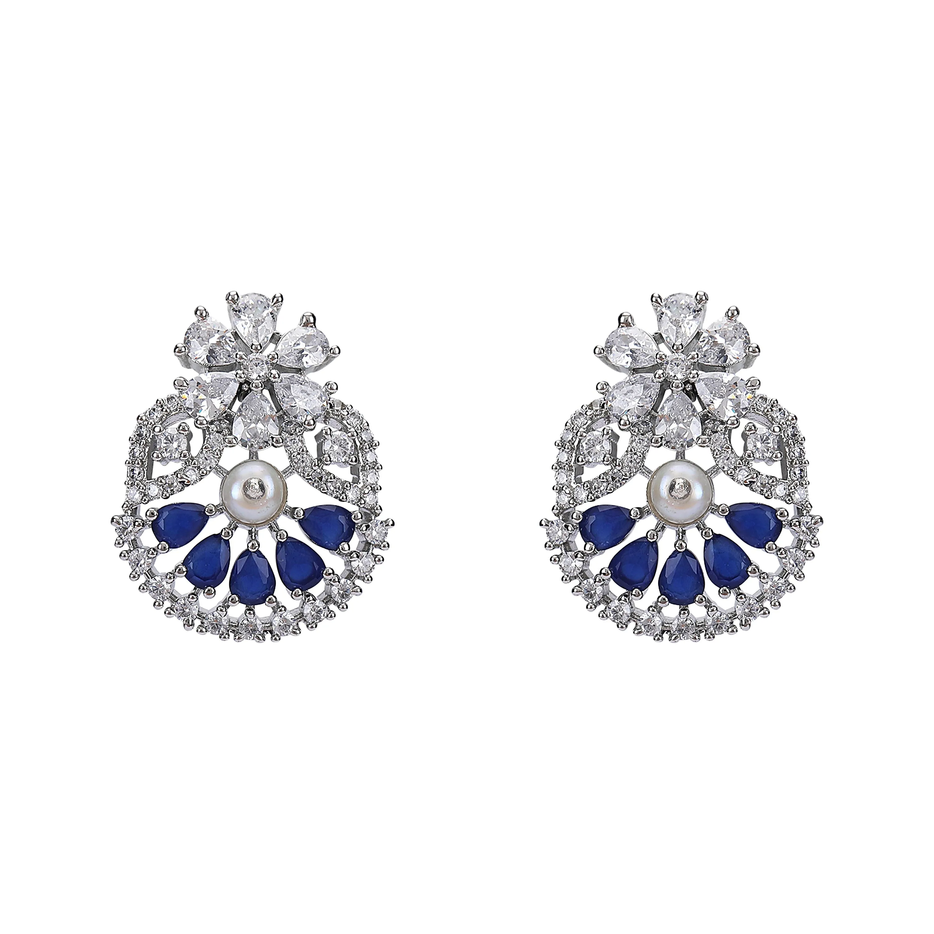 Karuna Naarathi Zircon Pendant set