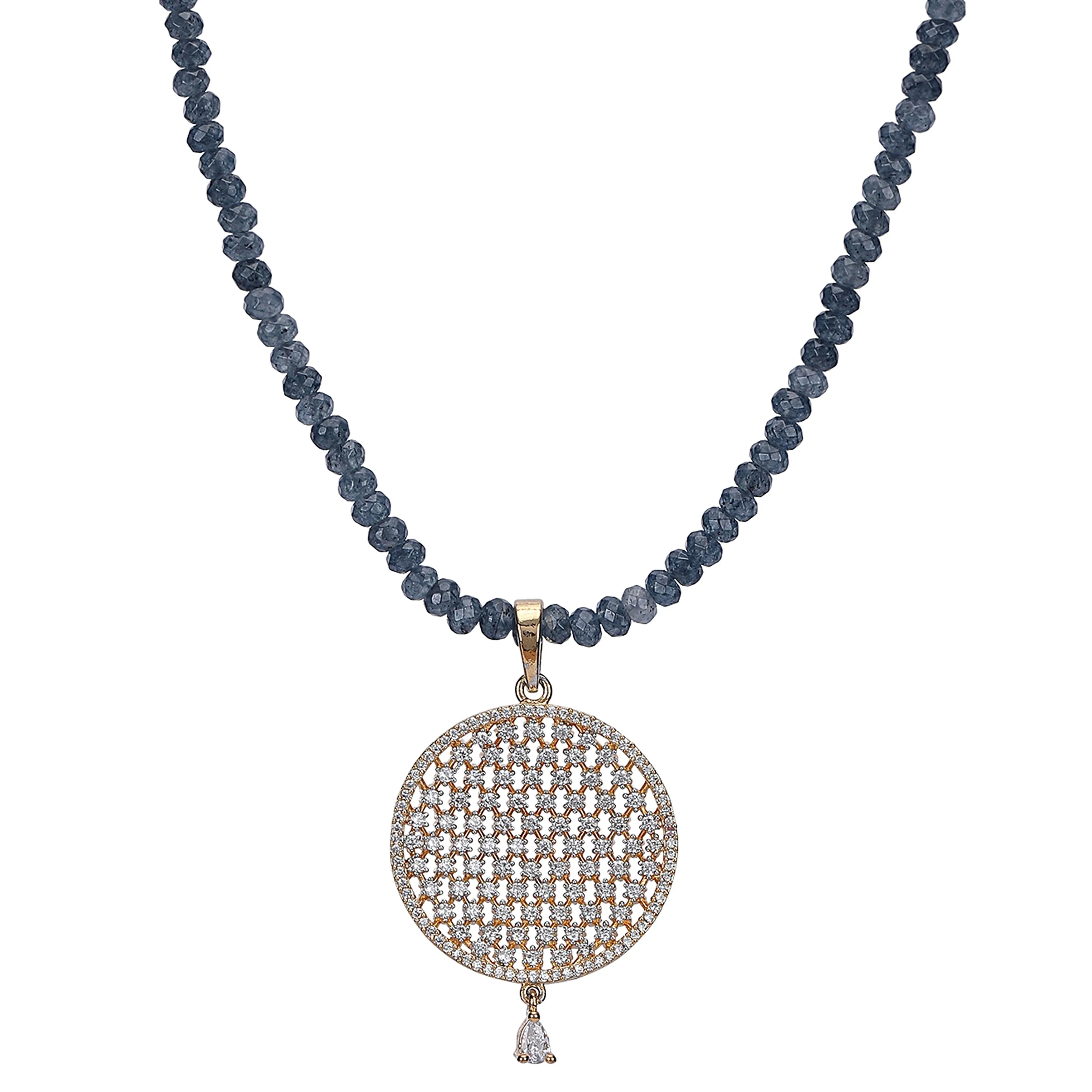 Karuna Wanajana Zircon Pendant Set
