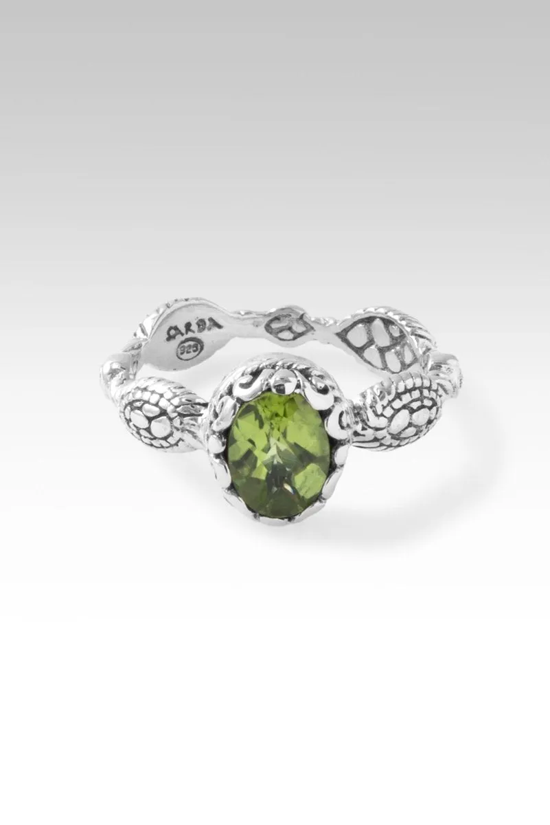 Live in Peace Ring™ in Peridot