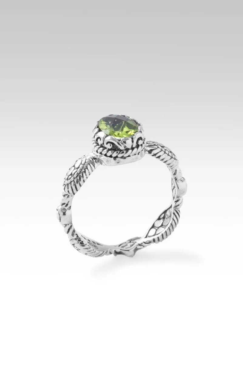 Live in Peace Ring™ in Peridot