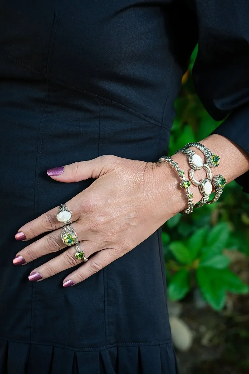 Live in Peace Ring™ in Peridot