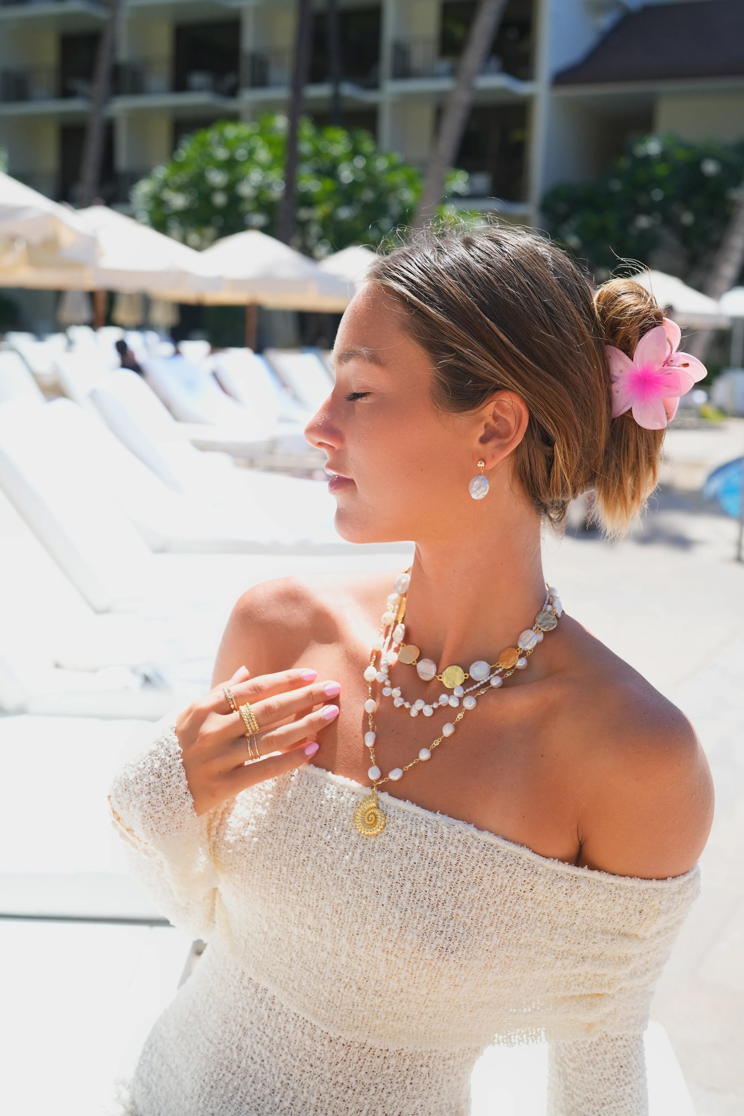 Luna Disc Earrings