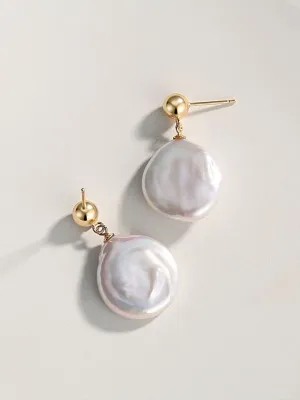 Luna Disc Earrings